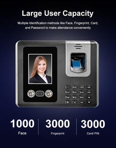Reloj de Control de Asistencia con Reconocimiento Facial y Huella Dactilar, Registrador de Horas Biométrico para Empleados - Product Image 1