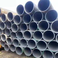 Tube en acier doux Q195 soudé par résistance électrique, diamètre extérieur 15-114 mm x épaisseur 0,8-4 mm, directement de l'usine, pour utilisation dans les systèmes d'échafaudage