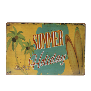 Letrero de estaño con diseño personalizado, decoración de pared, placa artesanal, Vintage, en relieve, de Metal - Product Image 4
