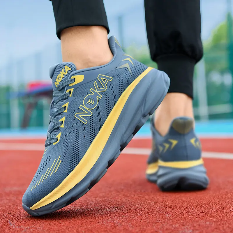 Herren Laufschuhe Carbon Outdoor Herren Atmungsaktive Mesh Upper Sneaker Leichte Dämpfung Long Runner Freizeit schuhe für
