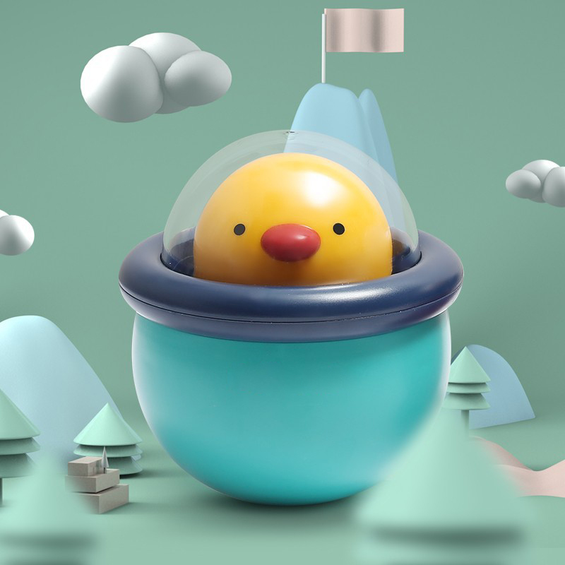 Новинка 2021, детская игрушка Roly-poly в виде курицы, 6 месяцев и выше, Детская кружка-неваляшка в виде мелодии, оптовая продажа