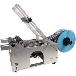 Machine d'étiquetage semi-automatique pour bouteilles d'eau, bouteilles de vin, bouteilles rondes, avec manuel d'utilisation. - Product Image 5