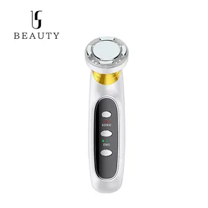 Massageador facial de alta frequência, massageador facial de alta frequência com luz led, ems, massageador de rosto, aparelho toning de rosto com micro-corrente, KKS-163