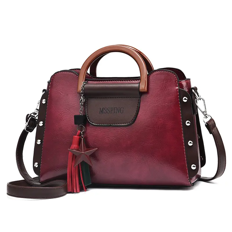 DF9064 حقيبة يد مخصصة للسيدات بسعر منخفض محافظ جلدية مخصصة حقائب يد محافظ بعلامة تجارية خاصة حقائب يد للنساء