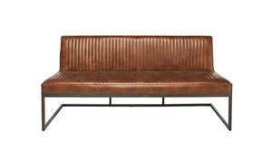 Elegante Banco de Cuero con Cojín Suave, Soporte Ergonómico y Patas Resistentes, Perfecto para Sentarse en el Dormitorio o Sala de Estar - Product Image 4