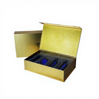 Boîte cadeau personnalisée pliable avec fermeture magnétique, finition mate, sérigraphie, emballage de luxe moderne de qualité supérieure pour cosmétiques et vêtements, logo personnalisé