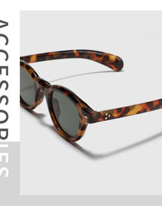 Nouveauté Lunettes de soleil rondes UV400 pour femmes Lunettes de soleil à logo personnalisé - Product Image 3