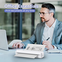 Imprimante portable sans fil Marklife X8 A4, connexion sans fil, compatible avec les téléphones mobiles et les ordinateurs, petite taille, autonomie de 5 heures