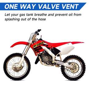 Universal Aluminum Alloy Tank Gas Fuel Cap Valve Vent Breather Hose <b>Tube</b> <b>for</b> 50cc 110cc 70cc 125cc Motorcycles Dirt <b>Bikes</b> XR - Product Image 5
