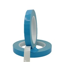 Ruban adhésif thermique en silicone bleu résistant aux hautes températures, ruban adhésif double face conducteur thermique pour panneaux LED
