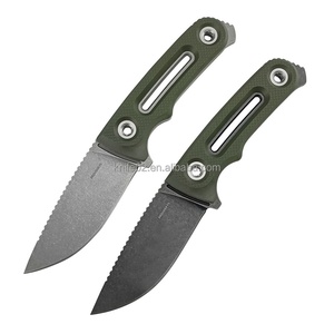 Camping EDC Small Straight Knife FX 8Cr13MoV Blade 2.9mm Thickness <b>Full</b> Handle Anti <b>Slip</b> Portable All-Around Fishing Hunting - Product Image 1