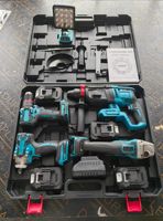 Ensemble d'outils multifonctionnels sans balais haute puissance 5 pièces, kit d'outils électriques portables à batterie lithium