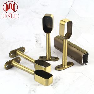 Leslie Zinc Alloy Clothes Rail Support Wall Mount Non-Detachable <b>Wardrobe</b> <b>Hardware</b> - Product Image 3