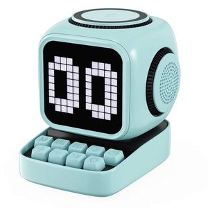 Altavoz Bluetooth Compacto de Viaje 2026, Moderno, con Reloj Despertador, Resistente al Agua, Reproductor de Audio Inalámbrico, Ranura para Tarjeta TF, Radio FM, para Exteriores - Product Image 1