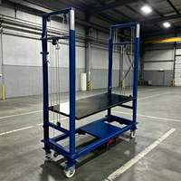 Plateforme élévatrice à ciseaux électrique autopropulsée à haute stabilité, hauteur de levage de 4 à 14 m, capacité de charge personnalisée, acier au manganèse, mobile