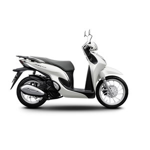 Moto automatique blanche haut de gamme 125cc, scooter urbain élégant à essence, moteur haute performance refroidi par liquide, moto urbaine pour femmes - Product Image 1