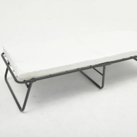 Cadre de lit plateforme réglable en métal Z-11 ENKE avec rangement, moderne et pliable, idéal pour appartement, fabriqué au Vietnam
