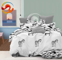 Nouvelle collection de literie JIMMY pour le marché africain, draps en coton, ensemble de literie au toucher doux, housses de couette, ensemble de literie