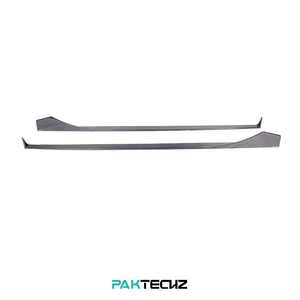 Paktechz Kit de carrosserie en fibre de carbone sèche jupe latérale pour <span class=keywords><strong>Mercedes</strong></span> Benz AMG GT GTS C190 - Product Image 1