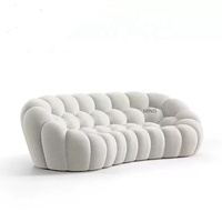 Canapé sectionnel moderne pour salon, qualité supérieure, design créatif, tissu rembourré en forme de bulle, pour la maison/l'hôtel