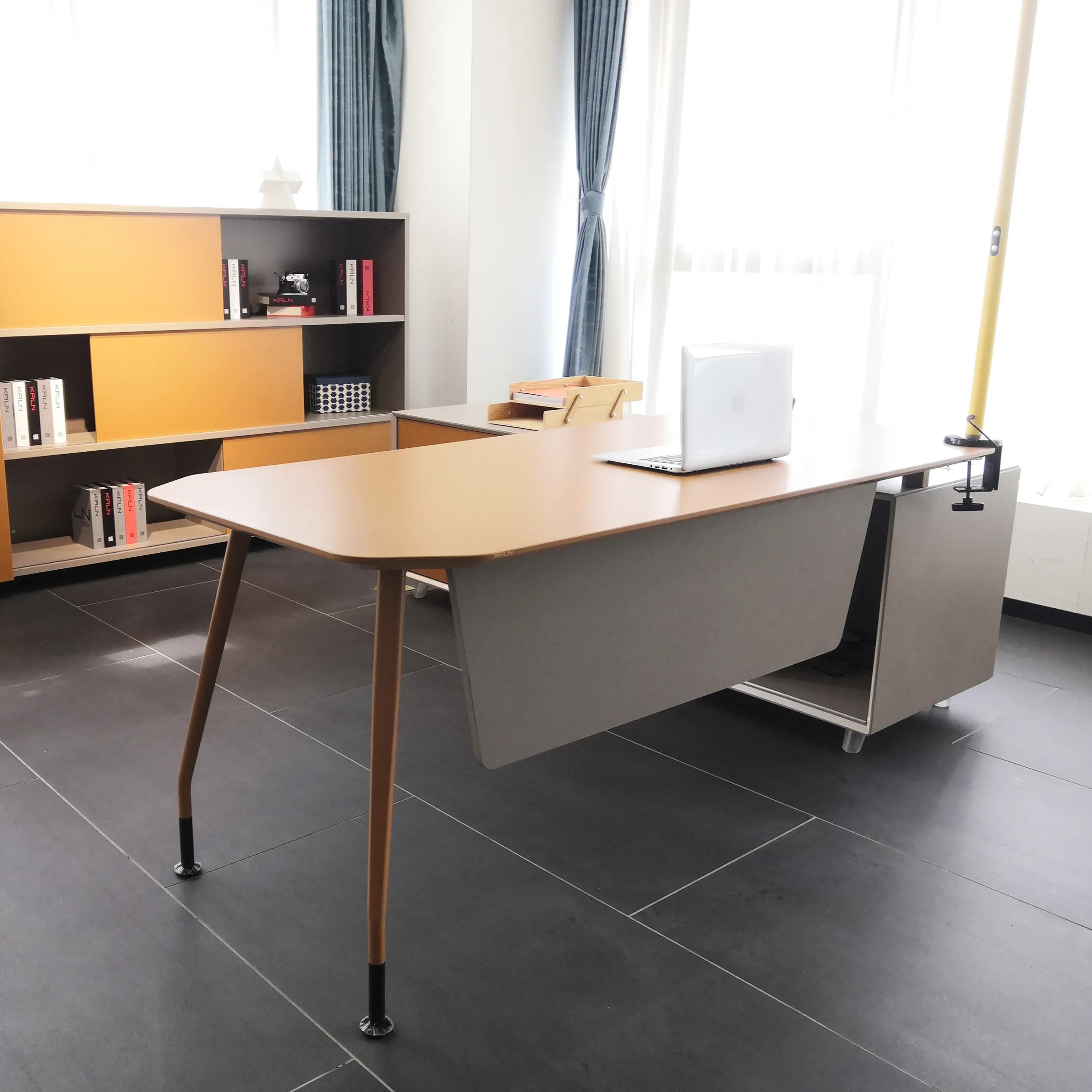 Wholesale kaln Series Luxury Modern Executive Office Desk And L Shaped Boss Executive Desk Set