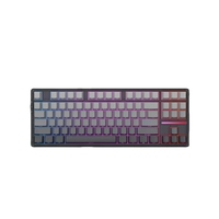 Nouveau clavier de jeu mécanique VGN V87pro avec rétroéclairage RVB, touches programmables, 2,4 GHz pour connexion sans fil, design ergonomique personnalisé