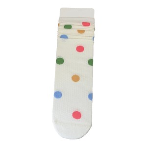 Calcetines hasta media pantorrilla para mujer, transpirables, con lunares, lazo en forma de corazón, rayas, calcetines largos y finos para jóvenes, ropa de verano - Product Image 4