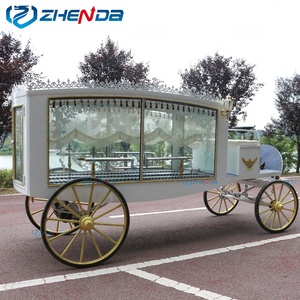 Cercueil mobile / Voiture funéraire de haute qualité / Cercueil mobile électrique blanc - Product Image 2