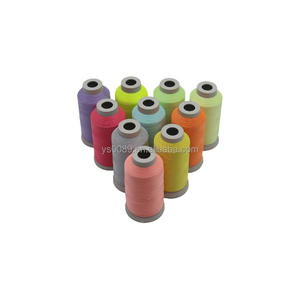 블루150D/2 야광사 어둠 속에서 빛나는 바느질 자수실 발광 바느질실 야광실 - Product Image 5