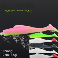 Appât souple TPR de haute qualité 10cm/8g et 12cm/13.5g en plastique Durable réaliste et efficace pour la pêche en bateau en rivière et en océan