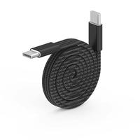 Kabel USB C ke USB C Magnetik Berkualitas Tinggi 100W PD, Pengisian Cepat & Transfer Data, Model Pipih untuk Ponsel, Grosir Pabrik