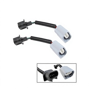 Connecteur de douille d'ampoule H13 à <span class=keywords><strong>3</strong></span> broches pour faisceau de câbles de phare au xénon HID et de feux antibrouillard pour l'automobile - Product Image 2