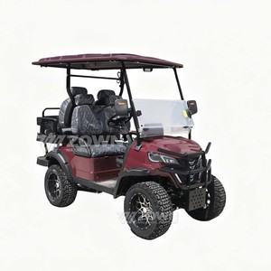 Customized Off Road Electric Golf Cart 4 Seater Utility Golf Buggy for Farm and Tourist Attractions - Product Image 2