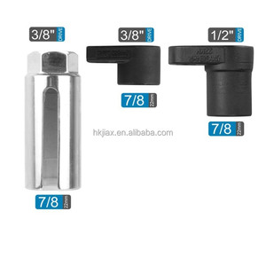 ชุดซ็อกเก็ตเซ็นเซอร์ออกซิเจน 3 ชิ้น ขนาด 22 มม. ประแจ 6 จุด ขนาด 3/8" 1/2" สำหรับถอดเซ็นเซอร์ O2 รถยนต์ทั่วไป เครื่องมือ DIY คุณภาพสูง - Product Image 3