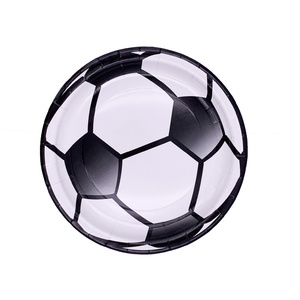 Professional Manufacturers Soccer Party Set Birthday Supplies Decoration Cake Paper Plate Paper Cups - Product Image 4