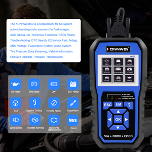KONNWEI KW450 Original Factory Car Full System Scanner Universal OBD2 Diagnostic Code Reader - Product Image 4