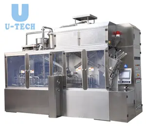 China Professional Manufacture Automatic Line Plant Juice Soy milk aseptic brick carton Box Opening Packing Filling Machine