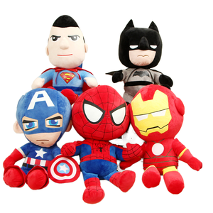 Peluche de Spiderman, <span class=keywords><strong>Muñeco</strong></span> de Película de DC, Héroe Americano, Capitán América, Batman, Iron Spider-Man, Peluche de Juguete para Niños, Regalos - Product Image 1