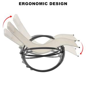 Al Aire Libre portátil zzero gravedad mecedora pista de pelo mecedora para adultos - Product Image 5