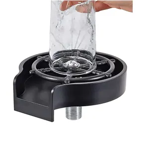 Wholesale Water Bottle Cleaning Brush Washer Automatic Black Stainless Steel Glass Cup Rinser K