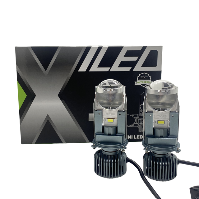 High Beam Low Beam Car H4 Mini Bi-led Projector Lens 2.5/3-inch LED Headlights Led Light X7S Led Headlight