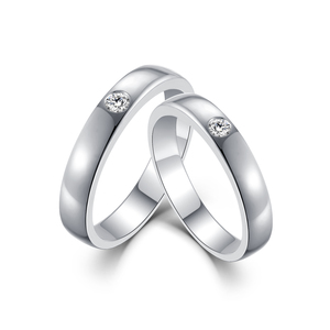 Vente chaude 18K Or Blanc Bague De Mariage Diamants Fins Naturels Fête Chrétienne De Luxe Anniversaire Bijoux Classique - Product Image 1