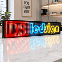 Panneau d'affichage LED programmable en gros, multicolore, pour les magasins de détail, les bars, les restaurants et les bureaux