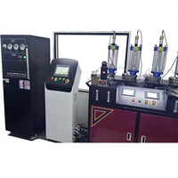 Système de pulvérisation plasma supersonique SX HV90, ligne complète avec quatre chargeurs de poudre à trémie, manipulateur, plateau tournant, revêtement automatisé