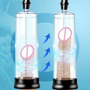 Starke Absaugung Herren handgeführte Vakuumpumpe Massagegerät mit Gerät größeres Vakuum-Luftpumpenwerkzeug für Männer Körperentspannung, Massagegerät - Product Image 2