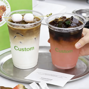 Gobelets en plastique PP pour l'extérieur, 24/32 oz, avec film d'étanchéité pour couvercle, logo personnalisé, diamètre 90 mm, pour café, lait, thé - Product Image 5