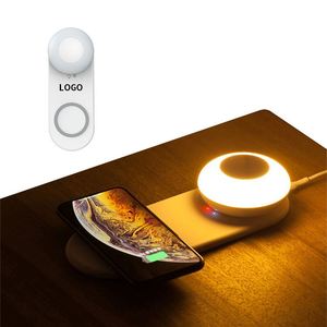 Custom Desk Usb <b>Wireless</b> Charging Touch Control Bedside <b>Lamp</b> With Phone Charger for Yoga - Product Image 1
