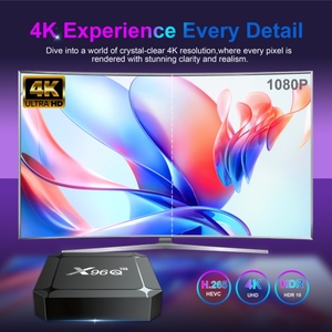Ban đầu giá thấp x96q rk3518 thông minh media player Android 14 TV Box 4K <span class=keywords><strong>2GB</strong></span> <span class=keywords><strong>RAM</strong></span> 16GB Rom dual-band Wifi BT ai giọng nói từ xa TV Box - Product Image 4