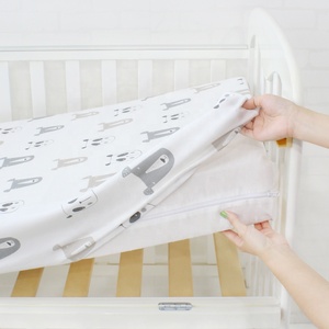 Thiết Kế Mới Hữu Cơ 100% Cotton Nôi Em Bé Được Trang Bị Tấm TRẢI CŨI Giường Không Thấm Nước Bộ Trải Giường - Product Image 5