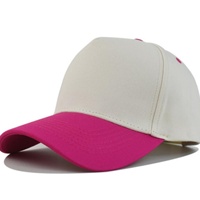 Gorra de béisbol deportiva de verano para exteriores, estilo casual, con cinco paneles, bloques de color, visera de pato, logotipo bordado, gorra rígida de 5 paneles.